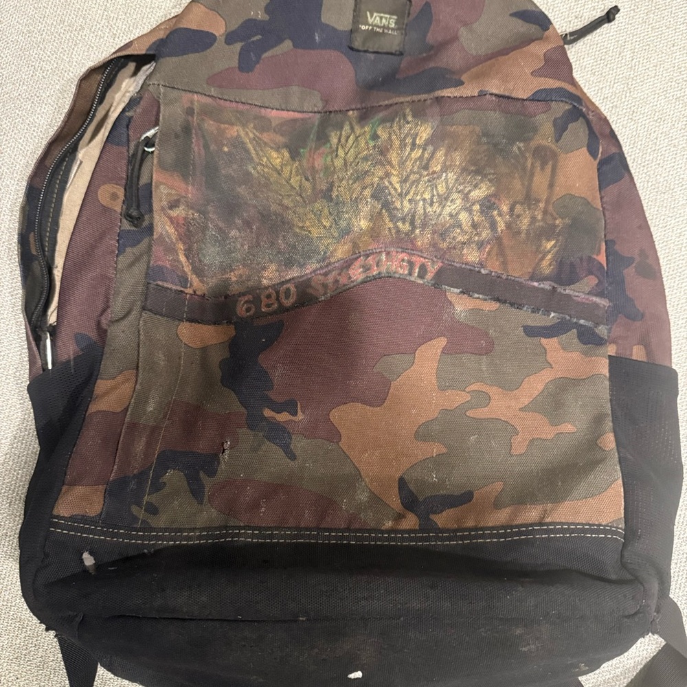Vans Multicolor Camouflage Backpack